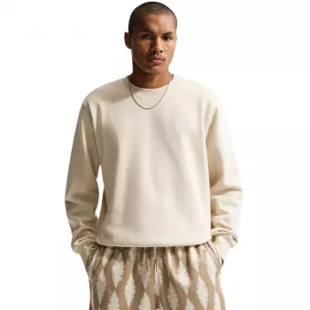 Nike vyriškas Club Fleece megztinis su apykakle Light Bone M