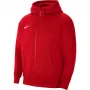 Nike Park 20 Fleece pilnai užsegamas gobtuvas universiteto raudonas CW6891 657