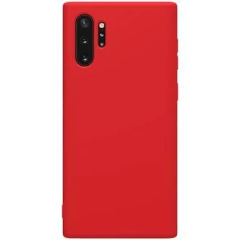 Nillkin Samsung Galaxy Note 10 Plus Super Frosted Shield kietas dėklas, raudonas