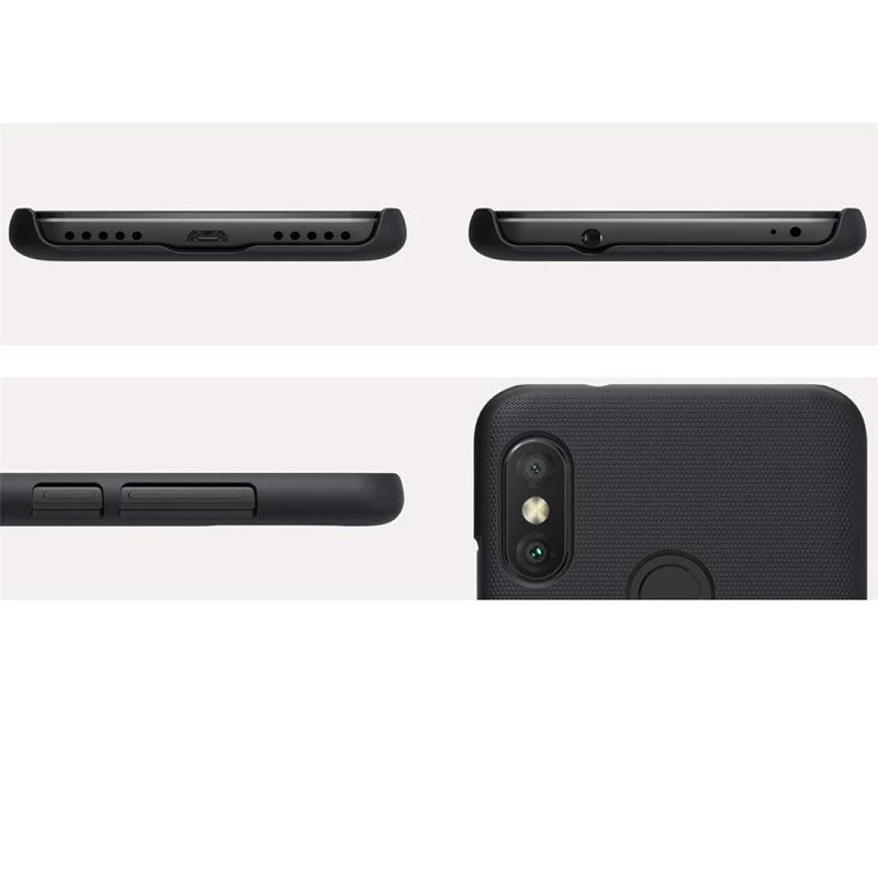 Nillkin Super Frosted Shield Case, skirta „Xiaomi Redmi Note 6 Pro“ – juoda