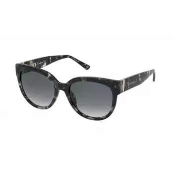 NINA RICCI Moteriški katinėlio formos akiniai nuo saulės SNR26154096N Havana Acetate Brown Gradient Lens 54/19/135 mm