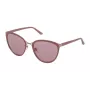 NINA RICCI moteriški akiniai nuo saulės SNR11757F38X – Havana acetatinis rėmelis, gradientiniai rudi lęšiai, 57 mm