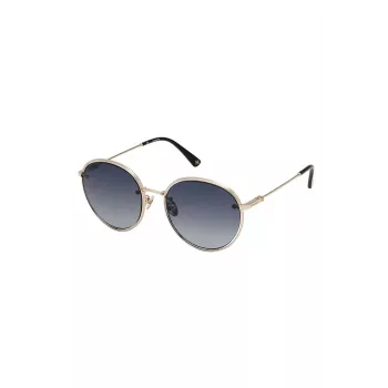 Nina Ricci Moteriški Saulės Akinių SNR303-540300 - Pilki Gradientiniai Lęšiai - Acetato Rėmelis