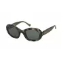 NINA RICCI Moteriški akiniai nuo saulės SNR321520P66 Havana Brown acetatinis rėmelis, gradientiniai pilki lęšiai, 52 mm