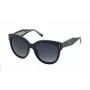 NINA RICCI moteriški akiniai nuo saulės SNR3245509QL Havana rudi drugelio formos acetatinis rėmas, gradientiniai rudi lęšiai 55/18/140 mm
