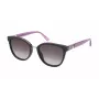 NINA RICCI Moteriški akiniai nuo saulės SNR3585401CK – juodas acetatinis rėmelis, pilki gradientiniai lęšiai, 54/19/140 mm