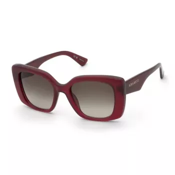 NINA RICCI Moteriški akiniai nuo saulės SNR439-5309GR pilki geometriniai drugeliai