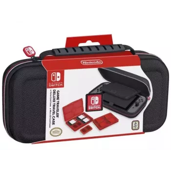 „Nintendo Game Traveler Deluxe“ kelioninis dėklas, skirtas „Nintendo Switch“ ir „OLED“ – juodas