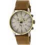 NIXON A4052548 Vyriškas 42 mm Nerūdijančio Plieno Laikrodis su Juodu Odiniu Dirželiu