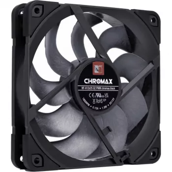 Noctua NF-A12x25 G2 PWM chromax.black 120mm ventiliatorius
