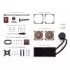 Noctua NL-LC1-24 Low-Profile CPU Air Cooler for AMD AM4 (Ryzen) - Black/Brown