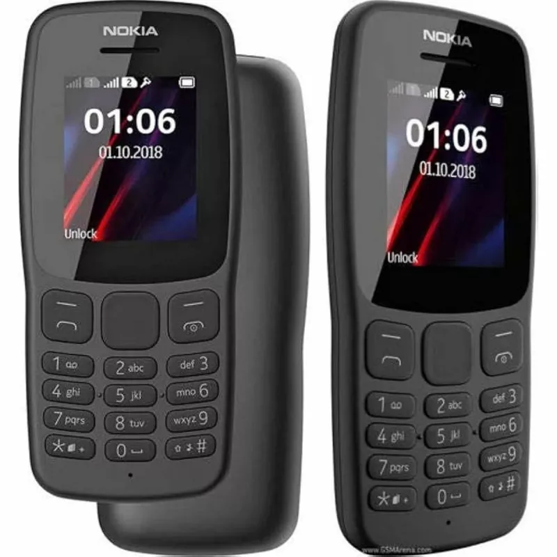 Nokia 106 TA-1114 Dual SIM 4MB juoda OEM
