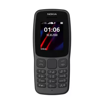 Nokia 106 TA-1114 Dual SIM 4MB juoda OEM