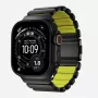 NOMAD Stratos Band – Titanio apyrankė Apple Watch 49mm su FKM (Black Titanium, Volt FKM)