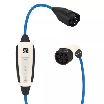 NRGkick Mobile Wallbox 16A 7,5m Pure for PV Charging (White, 11 kW, 7.5 Meter Cable, WLAN + Bluetooth)