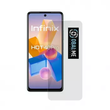 OBAL:ME 2.5D stiklinė apsauginė plėvelė, skirta Infinix Hot 40 Pro, skaidri