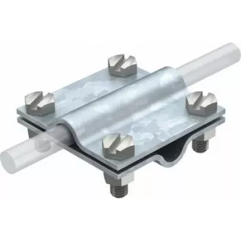OBO Bettermann vertikalus kryžminis jungiamasis elementas 8-10x8-10 mm, elektrogalvanizuotas plienas, tipas 251 (5312035)