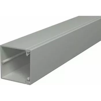 OBO BETTERMANN WDK60060GR kabelių kanalas 60x60x2000mm pilkas PVC su perforuotu dugnu 6025668