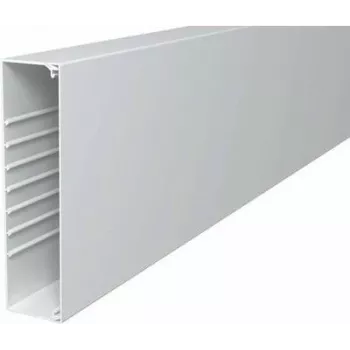 OBO BETTERMANN WDK60230RW sieninė ir lubinė kanalas 60x230x2000mm PVC gryna balta su pagrindo perforacija