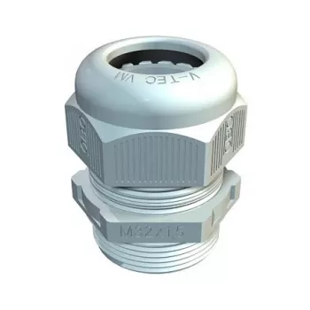 OBO V-TEC VM25 LGR metrinis kabelio įvadas M25 poliamidas šviesiai pilkas RAL 7035