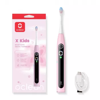 Oclean X Kids elektrinis dantų šepetėlis rožinis