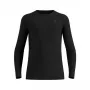 Odlo BL Top Crew Neck Long Sleeve Merino 260 vyriški apatiniai marškinėliai, juodi, L dydis