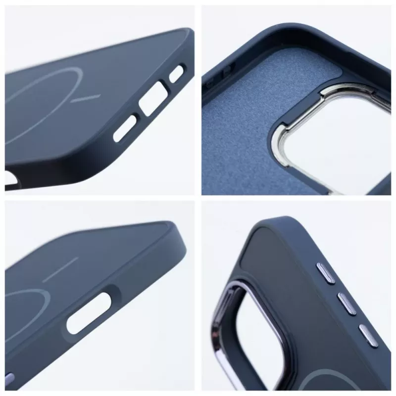 OEM iPhone 13 Mini Frame MagCover dėklas su MagSafe, tamsiai mėlynas