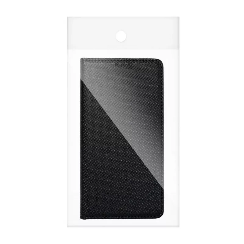 OEM Flip Case, skirta Xiaomi Redmi Note 10 5G / Poco M3 Pro / Poco M3 Pro 5G - Smart Book Cover juodos spalvos