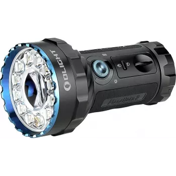 OLIGHT Marauder 2 LED žibintuvėlis 14 000 liumenų 800 m spindulys Juodas