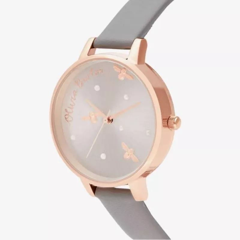 OLIVIA BURTON Wishing Star moteriškas laikrodis OB16PQ03 34 mm Rožinis auksas