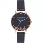 Olivia Burton Women's OB16CH06 Quartz Chronograph Watch 30 mm Grey Leather