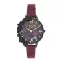 OLIVIA BURTON moteriškas laikrodis OB16AD44 pilkos odos apyrankė 34 mm