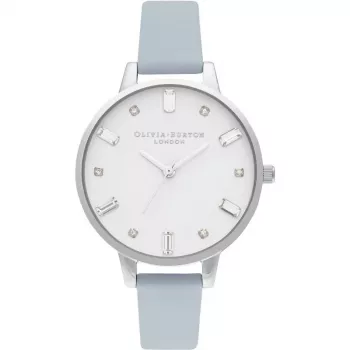 OLIVIA BURTON Women's Watch OB16BJ01 34mm Silver Stainless Steel Mesh