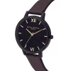 Olivia Burton moteriškas laikrodis OB16SH06 40mm rožinio aukso spalvos nerūdijančio plieno tinklelis