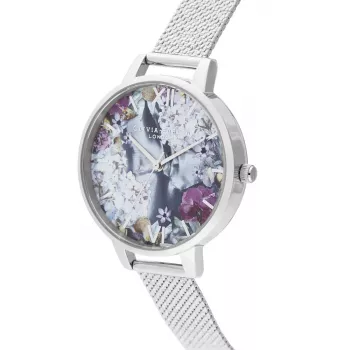 Olivia Burton Moteriškas Laikrodis OB16US11 34mm Rožinis Auksas Nerūdijantis Plienas ir Alyvinė Veganiška Oda