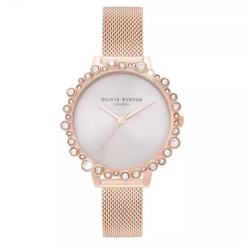Olivia Burton Moteriškas Laikrodis OB16US50 30mm Rožinis Auksas Nerūdijantis Plienas