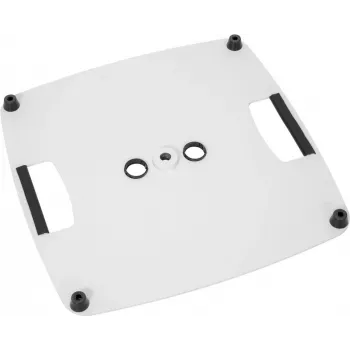 OMNITRONIC BPS-2 kolonėlės stovas / pagrindo plokštė, balta, 60004144