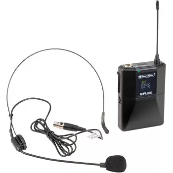 OMNITRONIC UHF E-FLEX kūno siųstuvas 823-832/863-865 MHz (13063374)