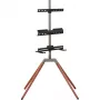 ONE FOR ALL Universal TV Stand Quadpod 32–65 col., 30 kg, VESA 400x400, juodas