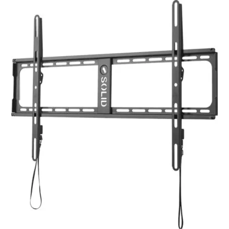 One For All WM4615 Solid FLAT fiksuotas TV laikiklis prie sienos 32–90 colių televizoriams, VESA 200x200–800x400, iki 100 kg, Easy Lock & Release, juodas