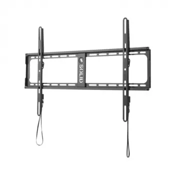 One For All WM4615 Solid FLAT fiksuotas TV laikiklis prie sienos 32–90 colių televizoriams, VESA 200x200–800x400, iki 100 kg, Easy Lock & Release, juodas