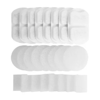 Oneisall PWF-002 pakeitimo filtrai vandens fontanėliui, 6 vnt., triguba filtravimo sistema, balti