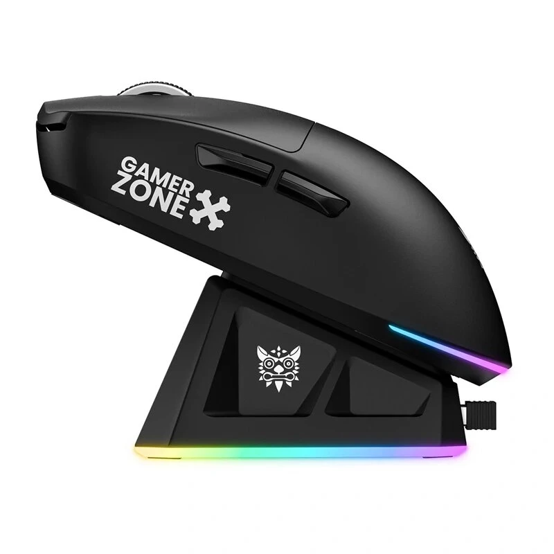 ONIKUMA DM07 RGB žaidimų pelė, juoda, 6400 DPI, laidinė optinė, 7 mygtukai