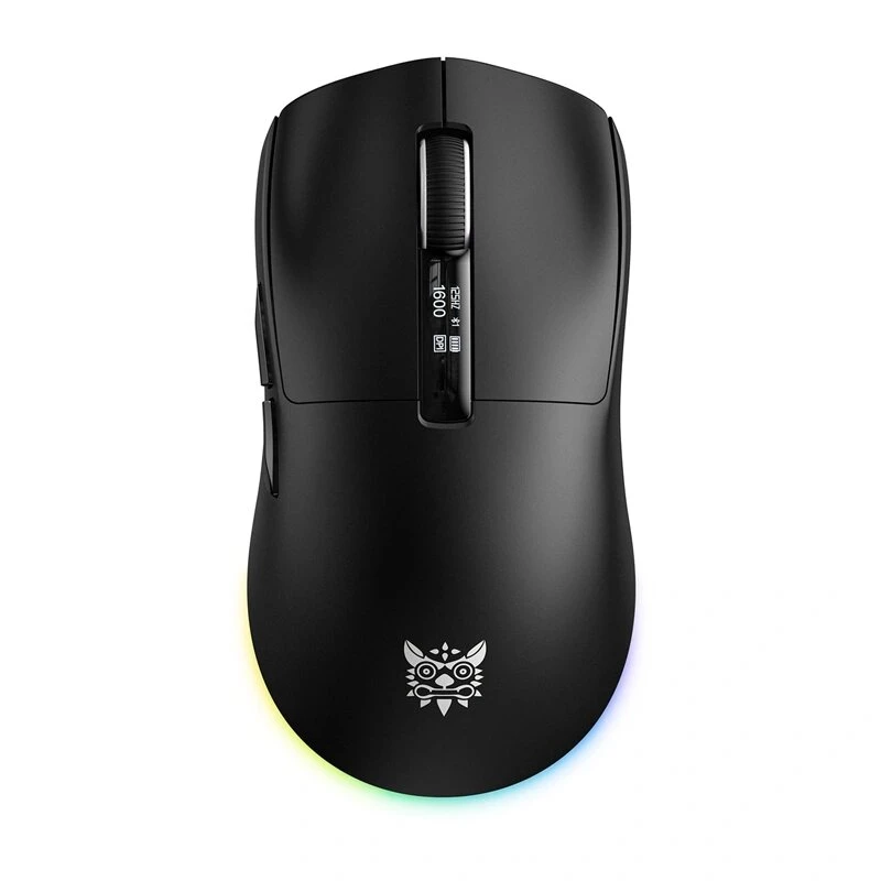 ONIKUMA DM07 RGB žaidimų pelė, juoda, 6400 DPI, laidinė optinė, 7 mygtukai