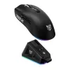 ONIKUMA DM07 RGB žaidimų pelė, juoda, 6400 DPI, laidinė optinė, 7 mygtukai