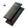 ONIKUMA G83 Gaming Keyboard (Black) – mechaninė RGB apšviesta laidinė USB pilno dydžio klaviatūra su mėlynais jungikliais