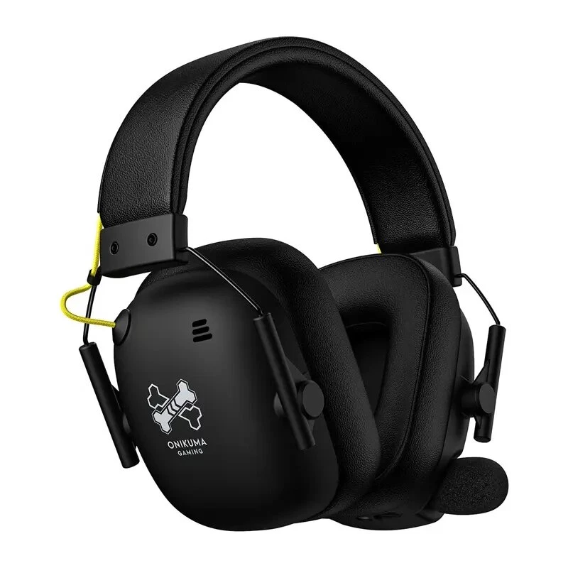 ONIKUMA GT888 žaidimų ausinės (juodos) – laidinės, uždedamos, su 50 mm tvarkyklėmis, 3,5 mm ir USB | Kur.lt