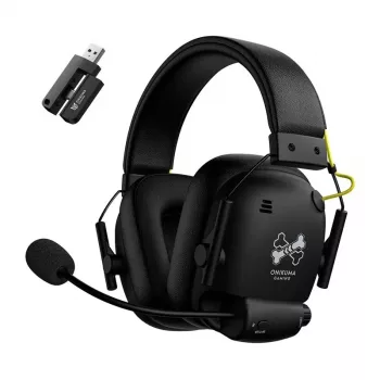 ONIKUMA GT888 žaidimų ausinės (juodos) – laidinės, uždedamos, su 50 mm tvarkyklėmis, 3,5 mm ir USB | Kur.lt