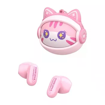 ONIKUMA TX603 TWS Bluetooth ausinės rožinės spalvos