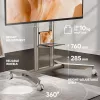 ONKRON TS1871-C mobilus TV stovas 55-90 colių, šampanės spalvos